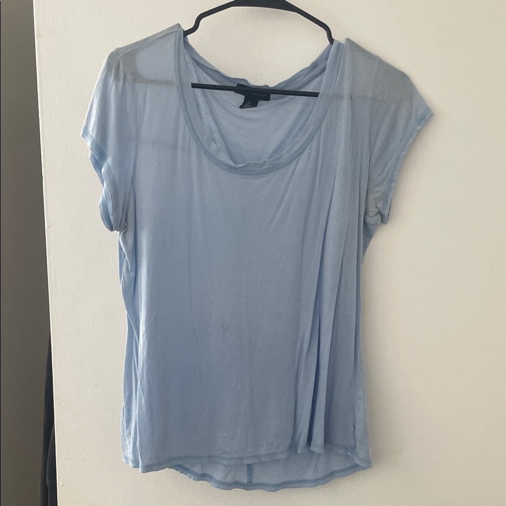Willi Smith Soft Blue Women's Blouse